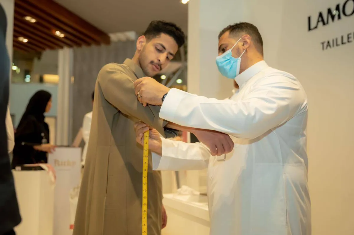 على هامش معرض الأقمشة الرجالية 300 رائد اعمال يبتدأون أعمالهم  في مجال المستلزمات الرجالية