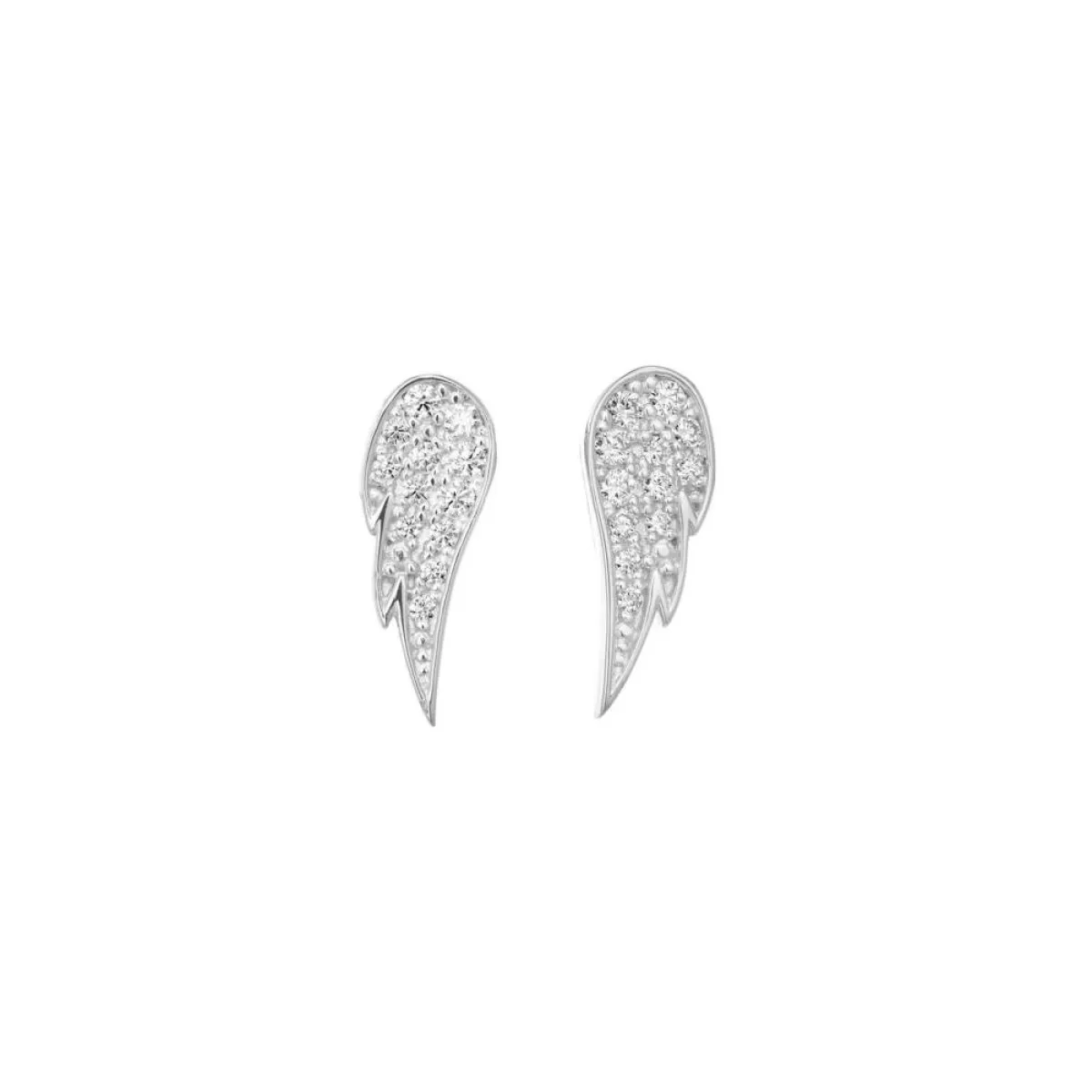 أقراط Sterling Silver Angel Wings من Robinette Jewerls 