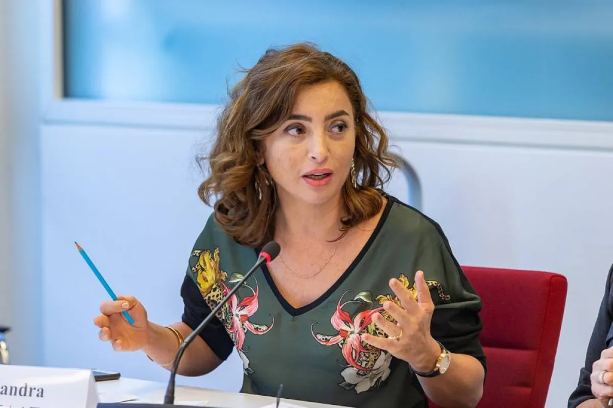 ساندرا نشأت - الصورة من صفحتها على الفيس بوك