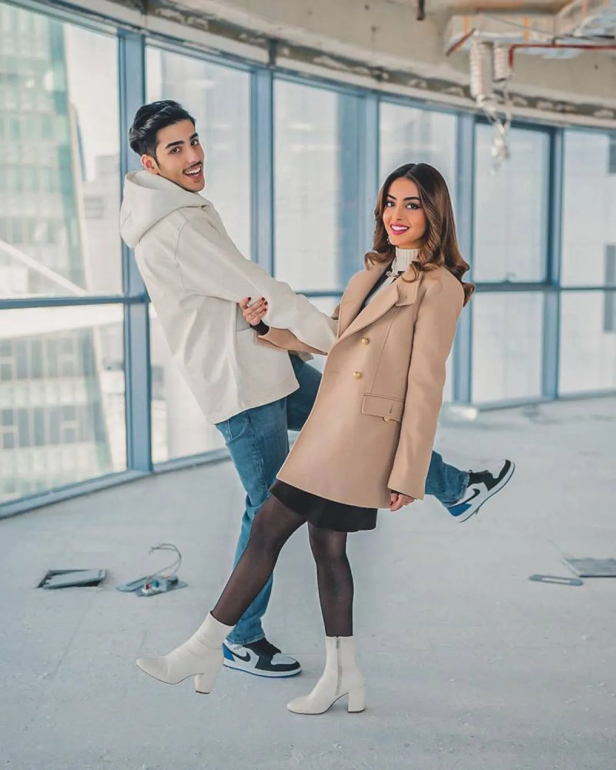 جود عزيز وطلال باسم - الصورة من صفحة جود عزيز على " انستغرام"