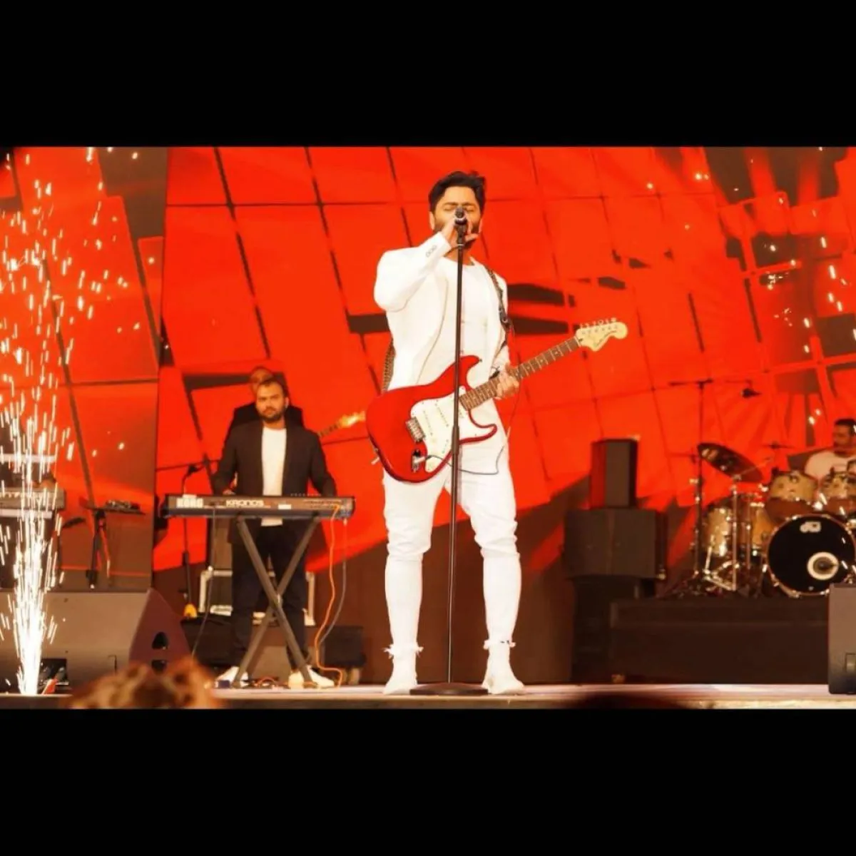 الفنان تامر حسني - صورة من حسابه الرسمي على " انستغرام" 