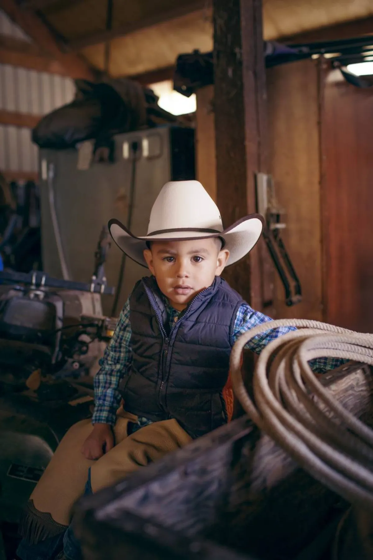 صورة لطفل الكاوبوي