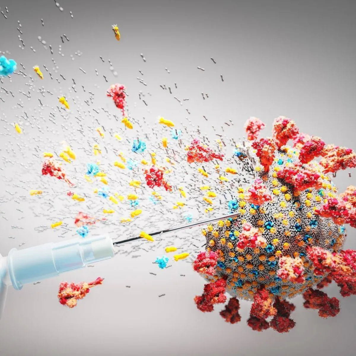 تظهر الصورة لقاح جائحة كورونا مصدر الصورة موقع elements