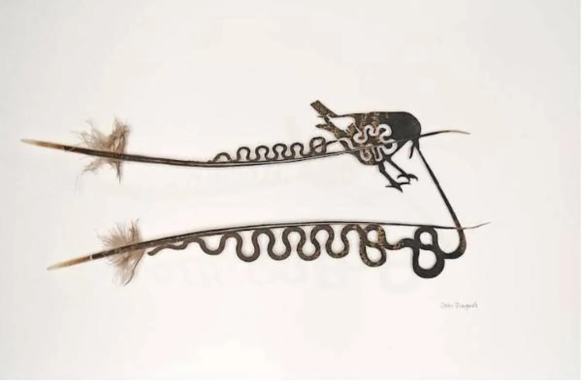 لوحات من ريش الطيور