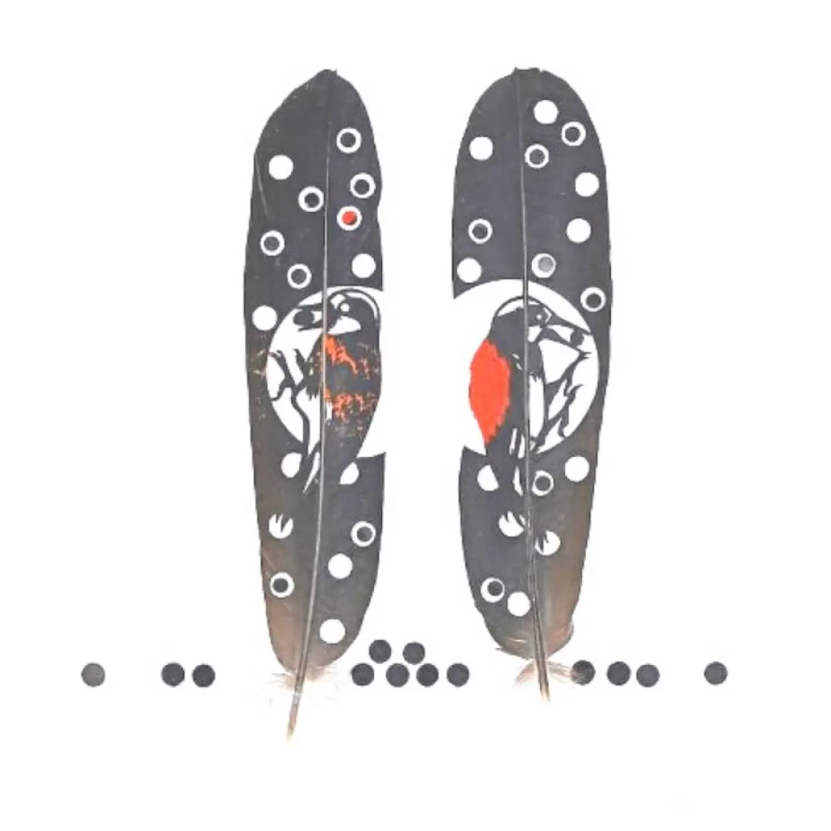 لوحات من ريش الطيور