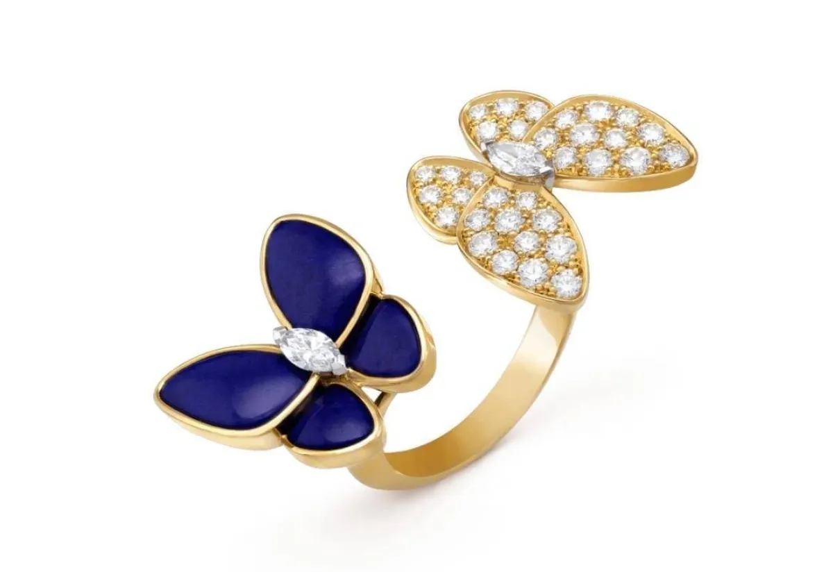 خاتم Two Butterfly Between the Finger من فان كليف أند آربلز  Van cleef&Arpels  