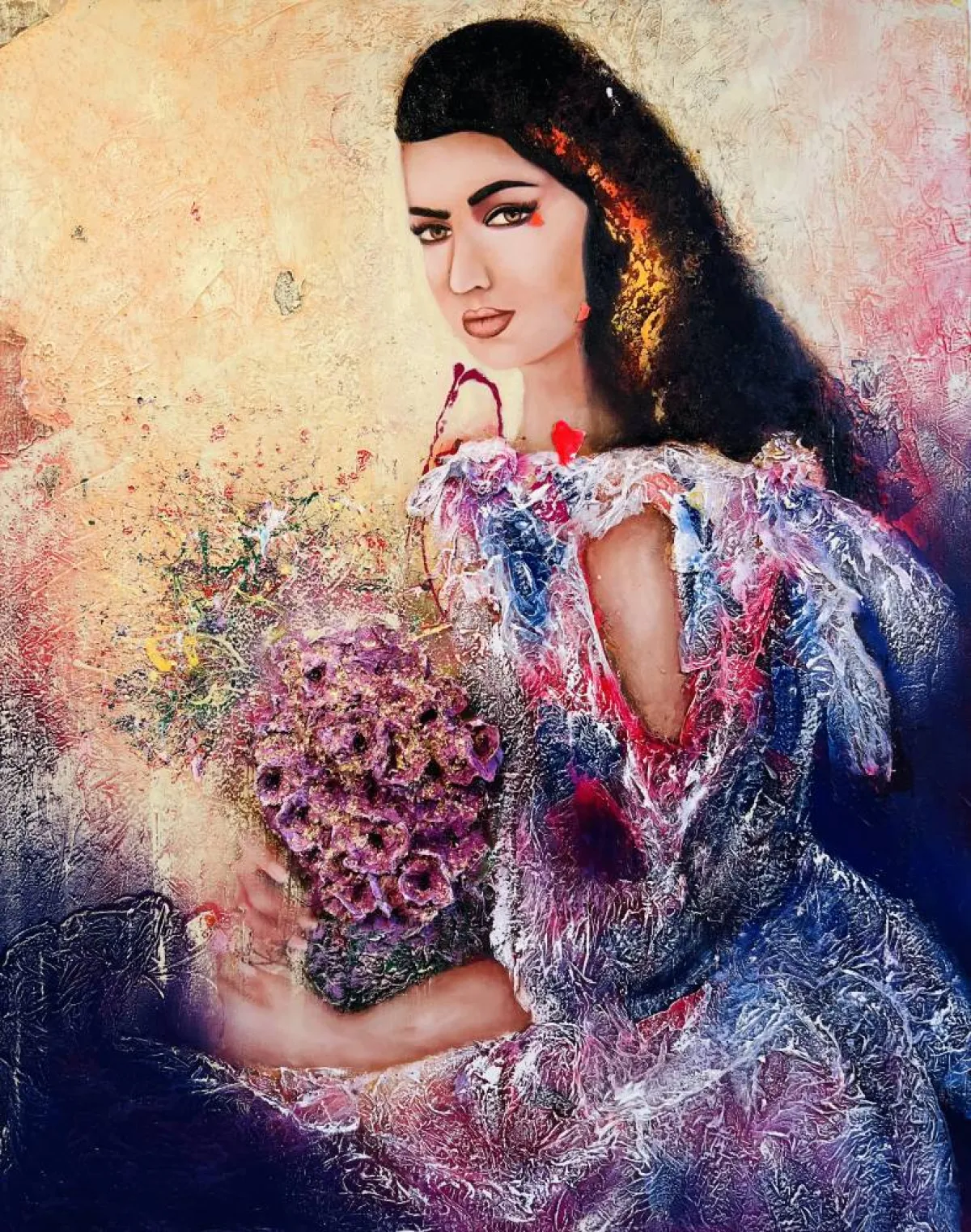 صورة لوحة للسيدة الصنهاجيّة أم ملال ملكة تونس