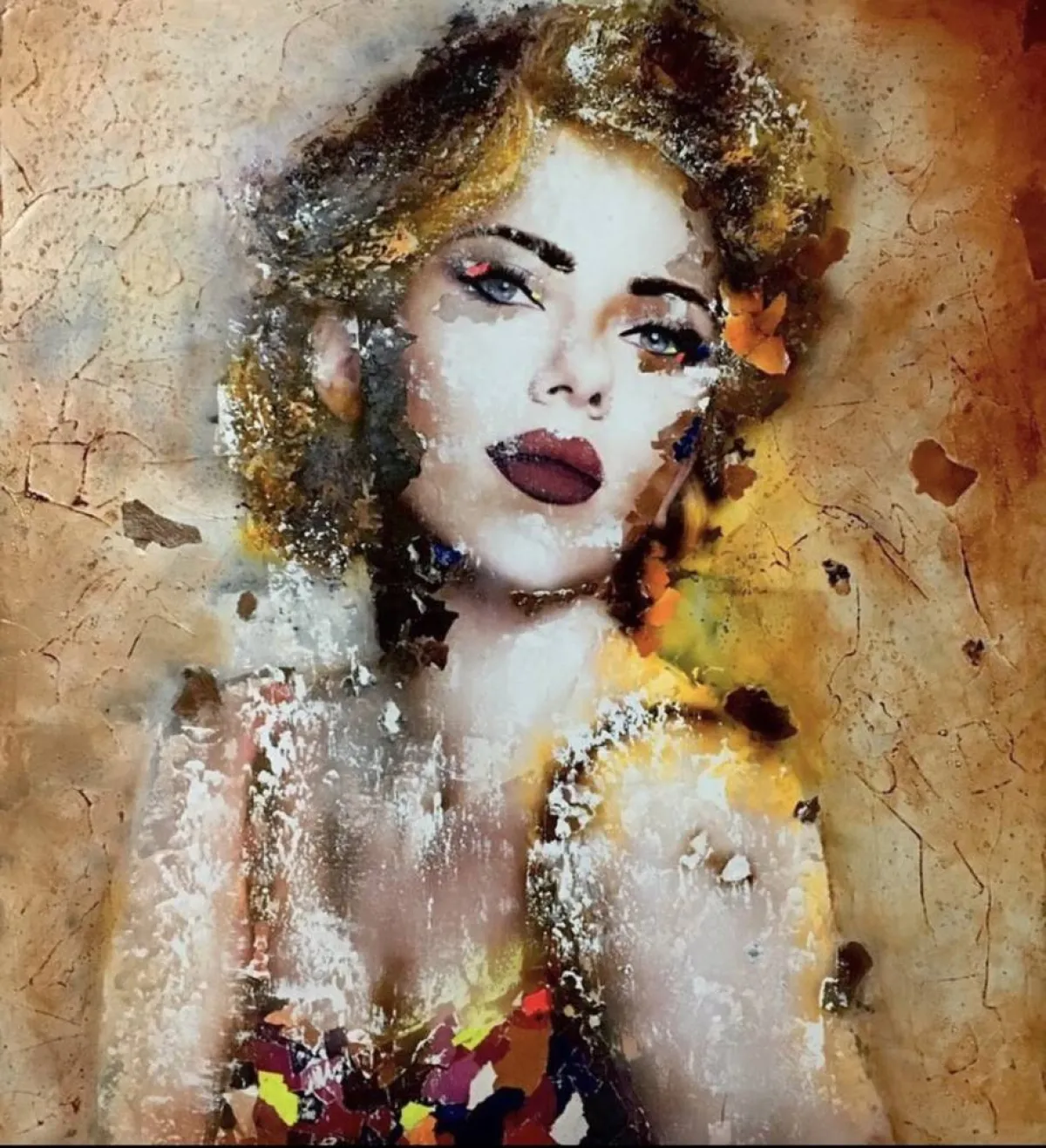 صورة لوحة من رسم سناء هيشري