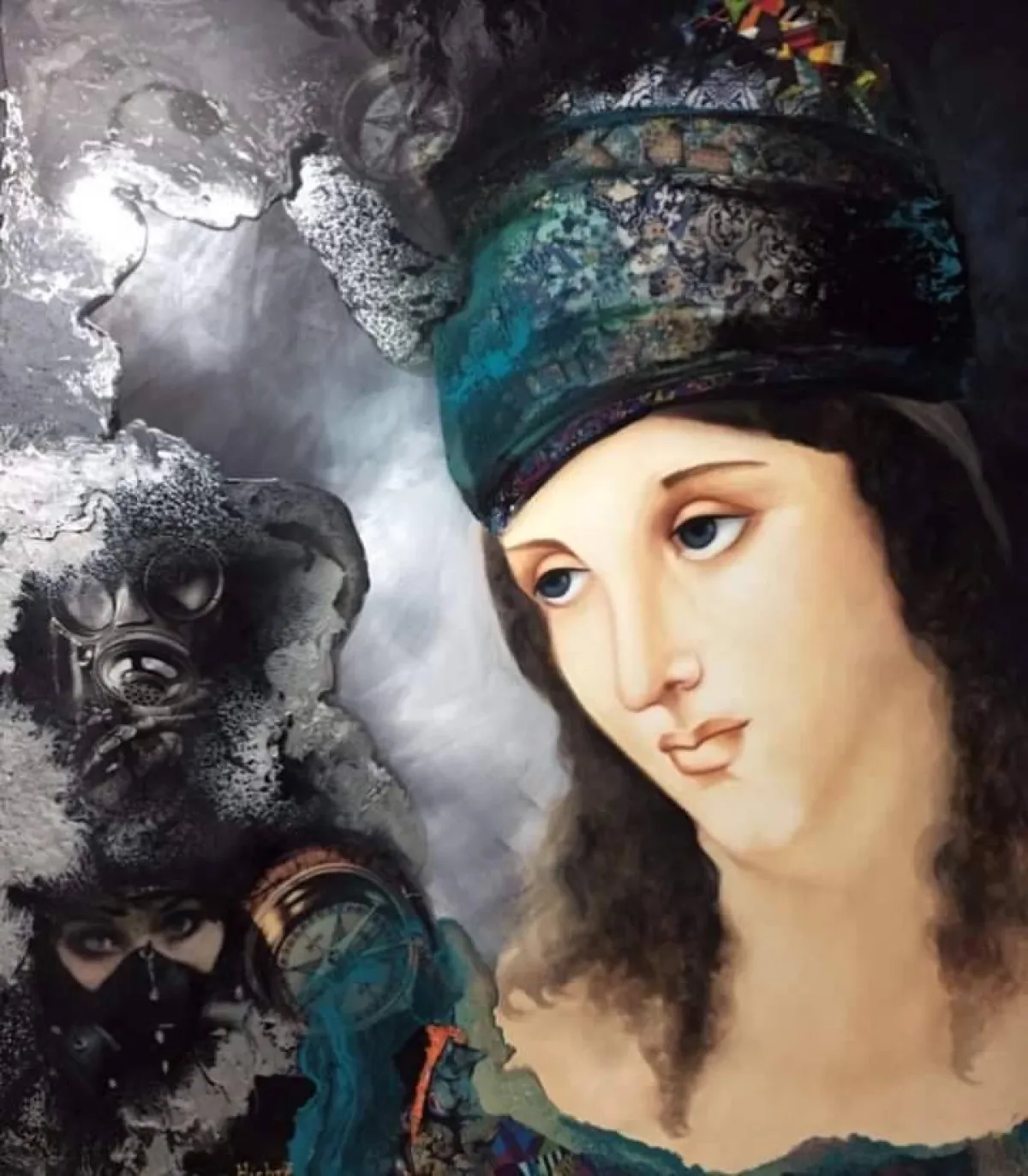 صورة لوحة للفنانة سناء هيشري