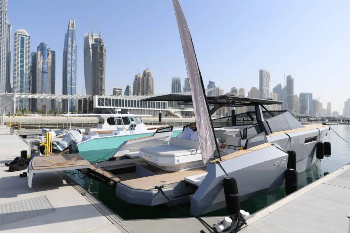 معرض دبي العالمي للقوارب يشهد إطلاق 3 يخوت جديدة - الصورة من وام