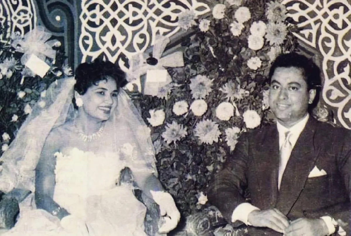 نور الدمرداش وزوجته كريمة مختار 