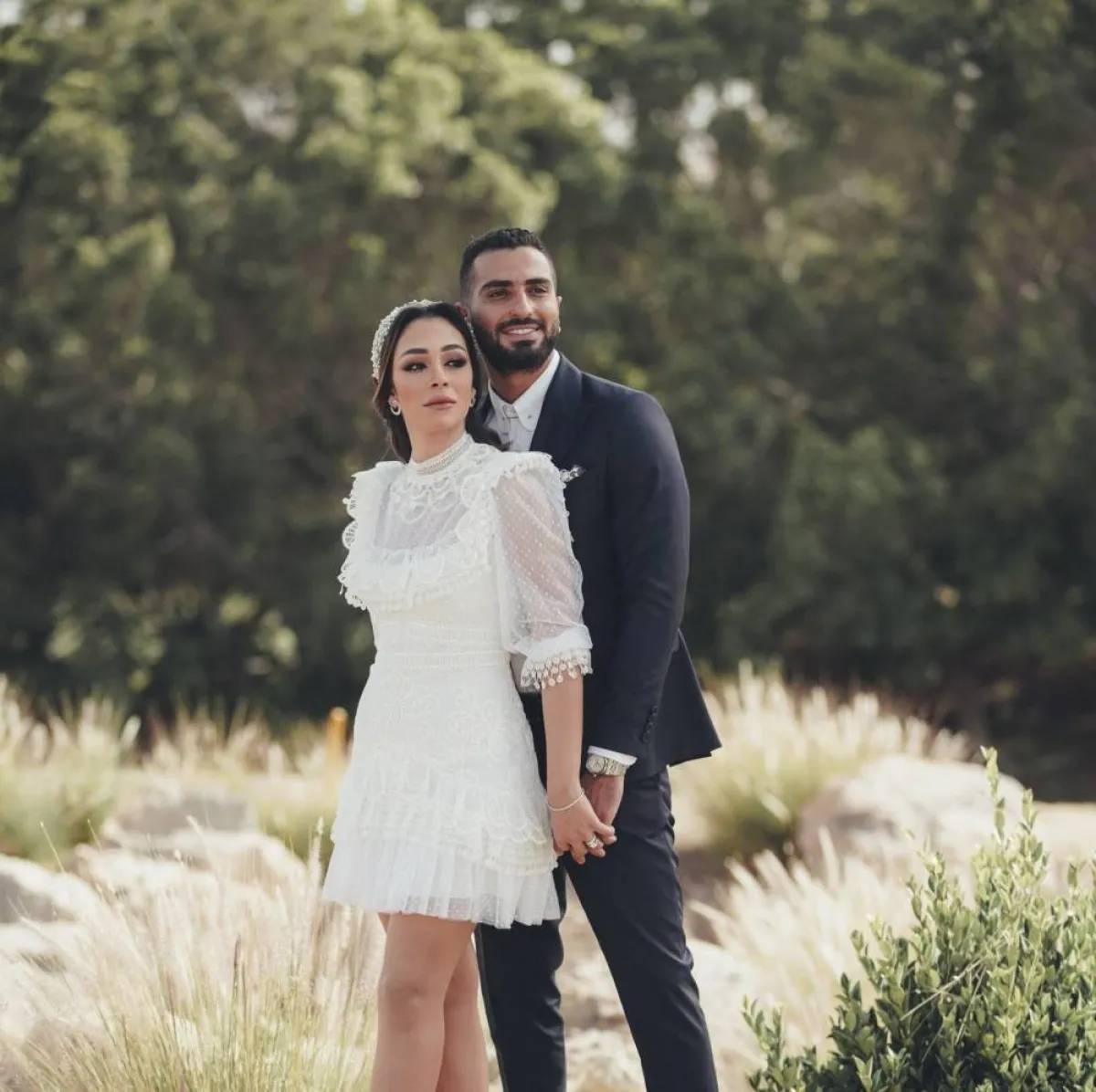 محمد الشرنوبي وراندا رياض - الصورة من حسابه على انستغرام