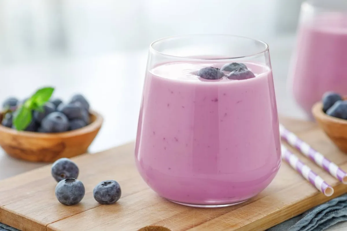 صورة لعصير التوت البري