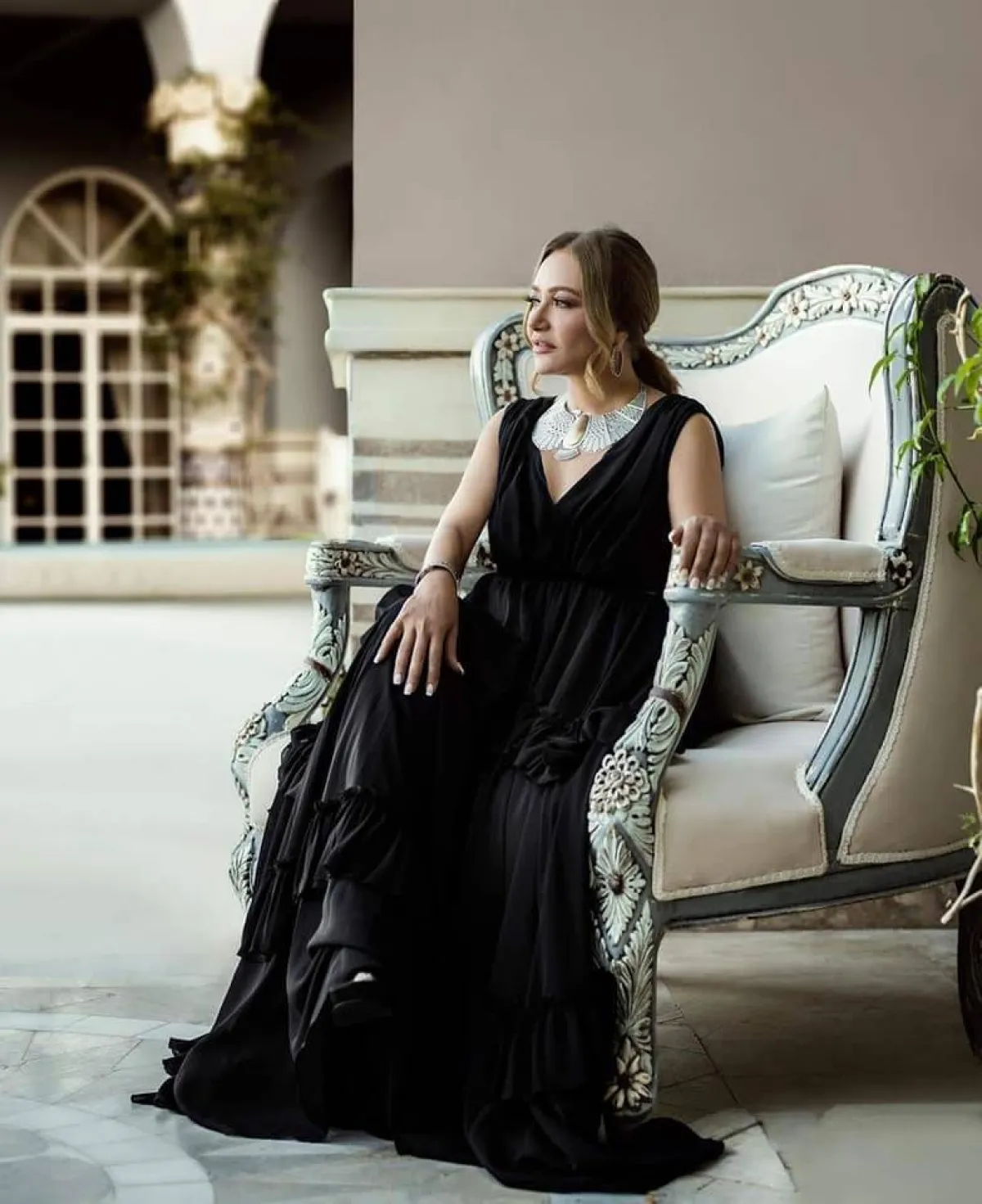 ليلى علوي- الصورة من حسابها على الفيس بوك