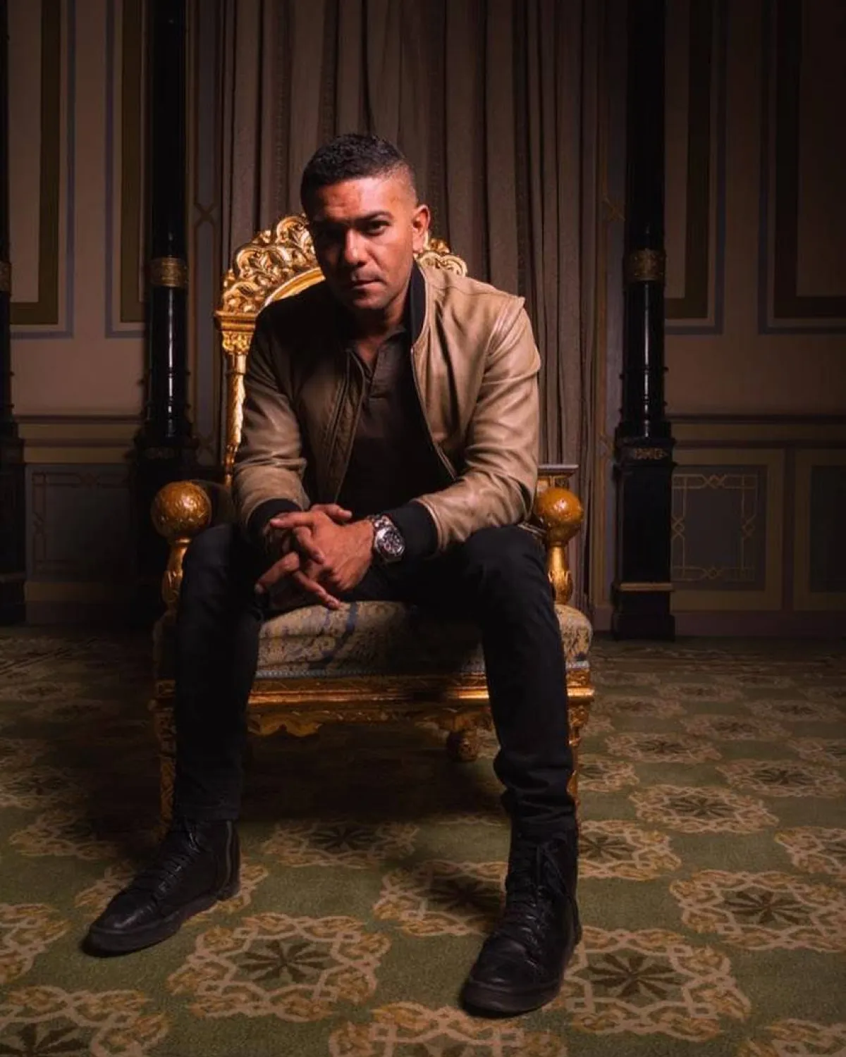 الفنان آسر ياسين - الصورة من صفحته على " انستغرام "