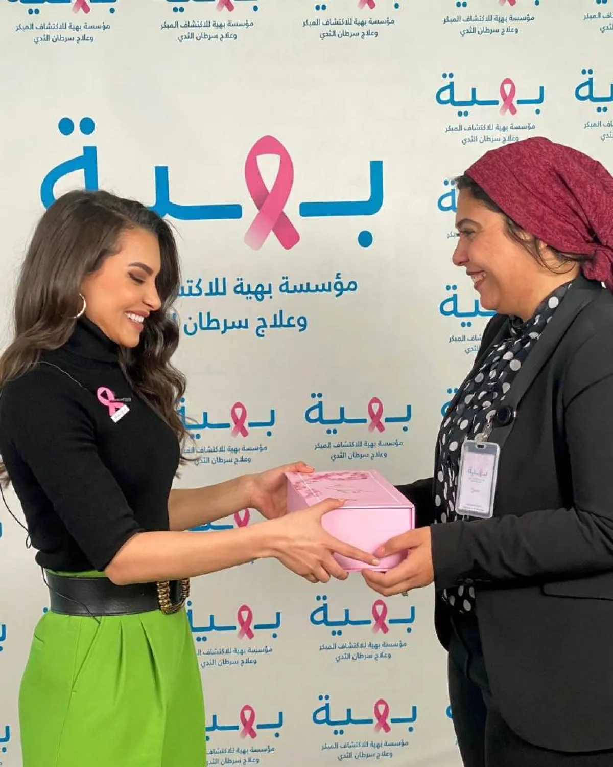 كارمن سليمان تدعم محاربات سرطان الثدي - الصورة من حساب كارمن على انستغرام