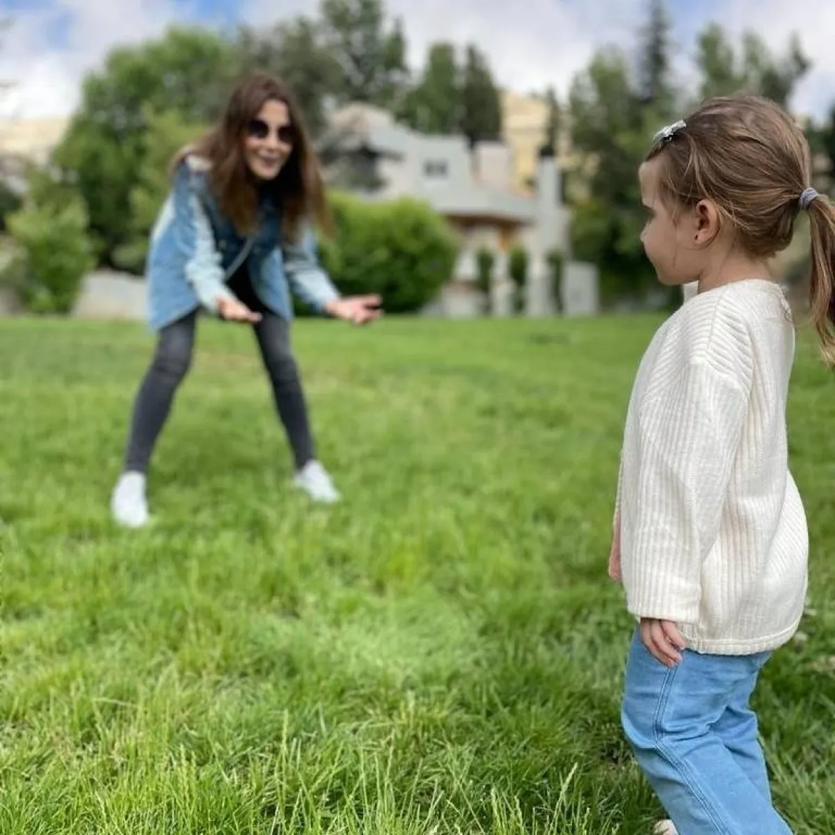 نانسي عجرم مع ابنتها ليا- صورة من صفحتها على " انستغرام "