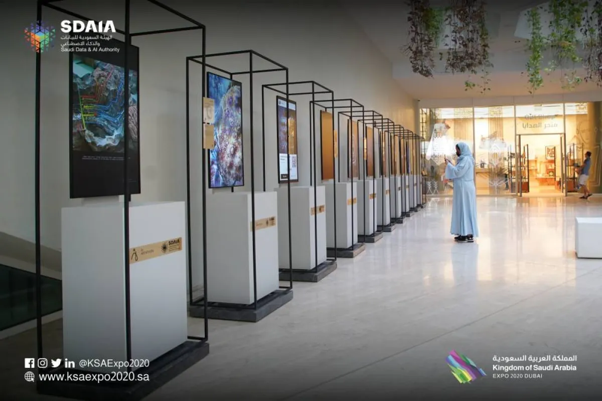 جناح المملكة في "إكسبو 2020 دبي" يستضيف معرض "آرتاثون الذكاء الاصطناعي" بالتعاون مع "سدايا" - الصور من حساب الجناح على تويتر