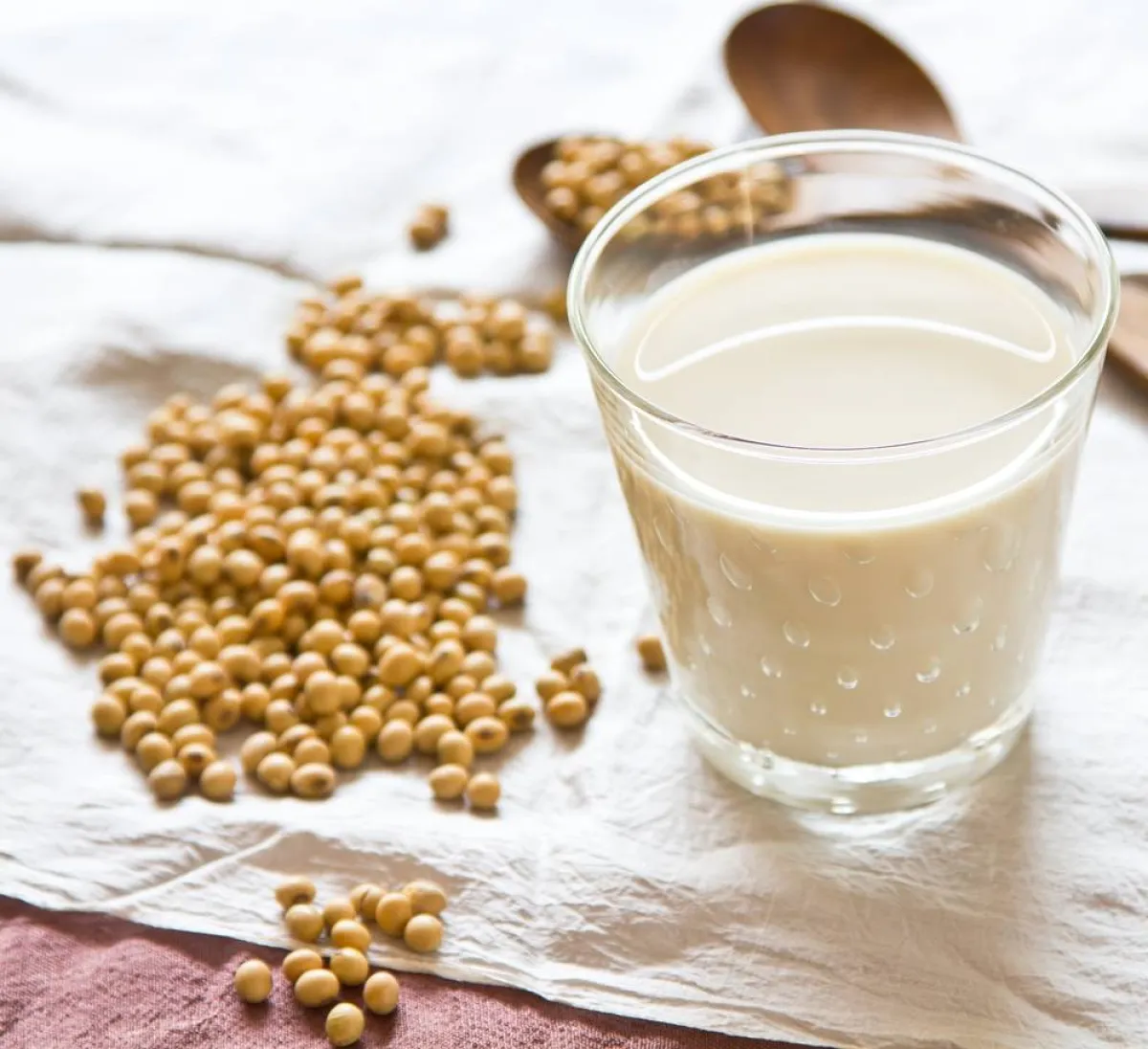 صورة لحليب نبات الصويا