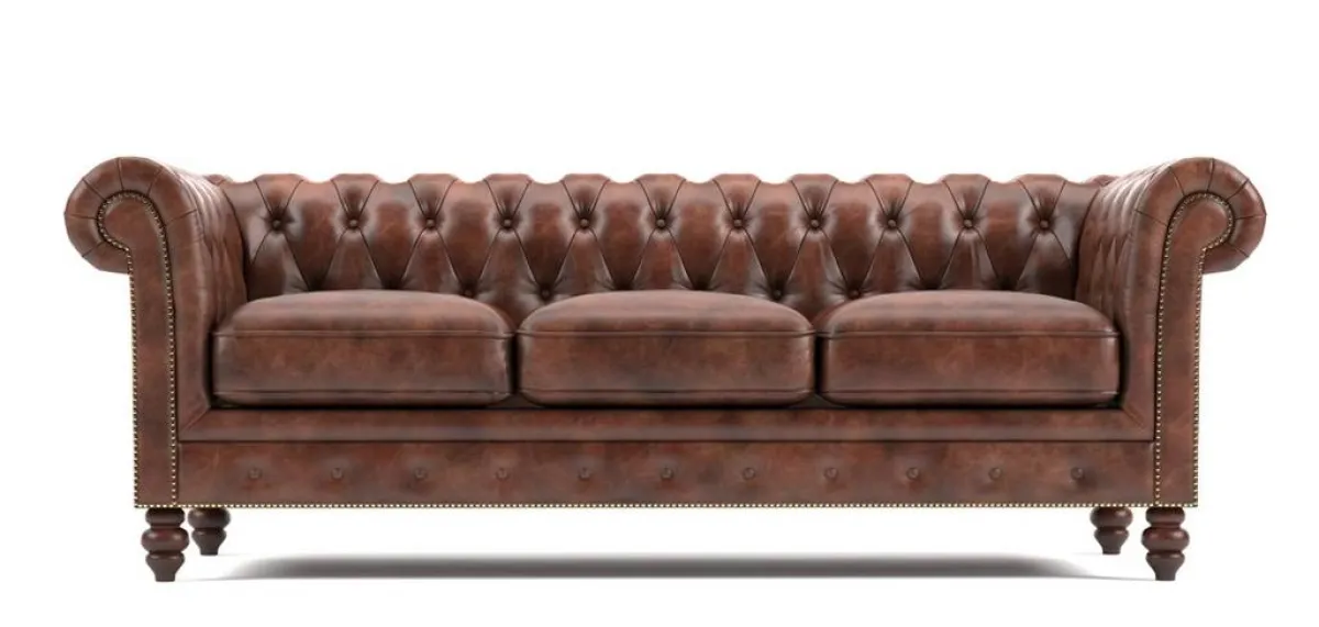 أريكة من طراز الـ"تشسترفيلد"