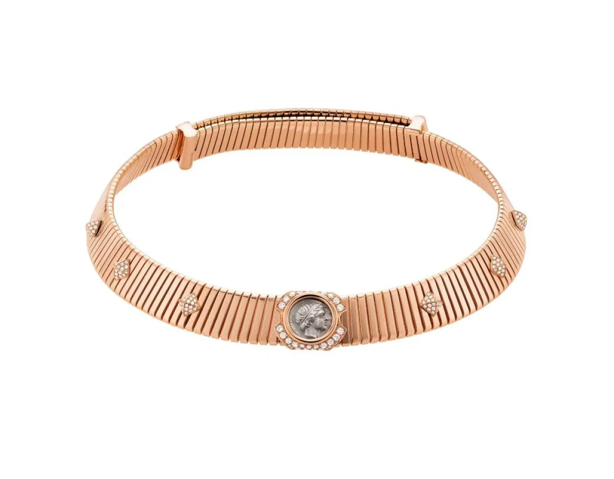 عقد مرصع بالألماس من بلغاري Bvlgari