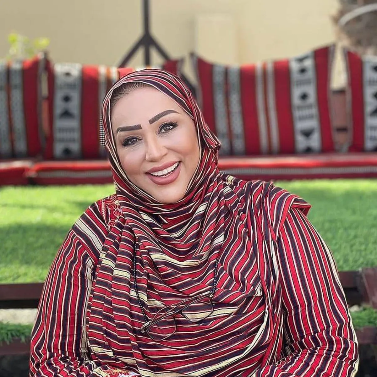 الفنانة شمعة محمد - صورة من حسابها على موقع  " انستغرام "