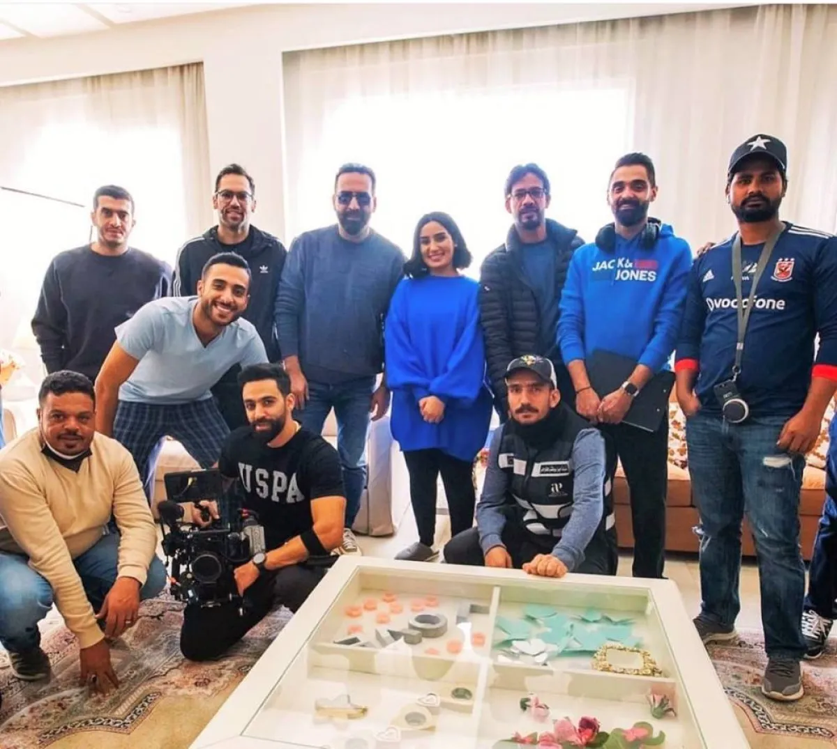 طاقم العمل - الصورة من حساب خالد جمال على الانستجرام