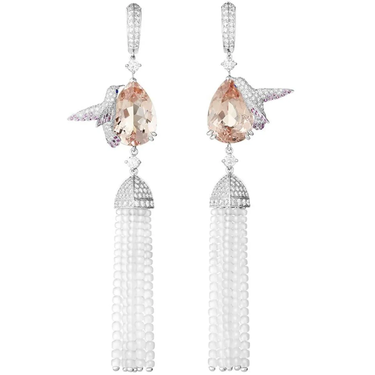 أقراط على شكل طيور من بوشرون  Boucheron