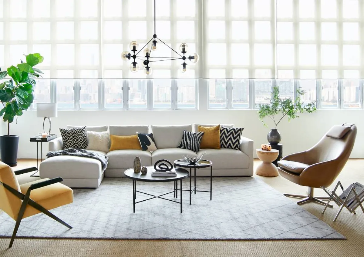 التفاؤل سمة الديكورات الملونة بالأصفر