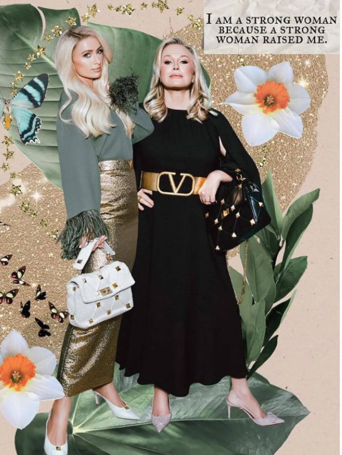 نيكي هيلتون تعايد والدتها في يوم الأم