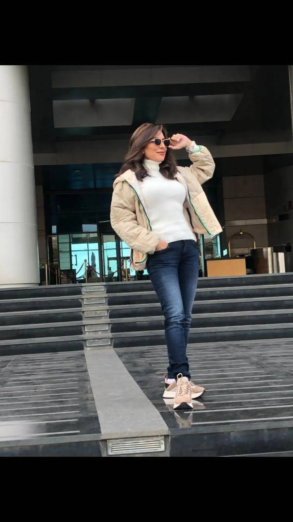 أمل عرفة - الصورة من حسابها على انستغرام