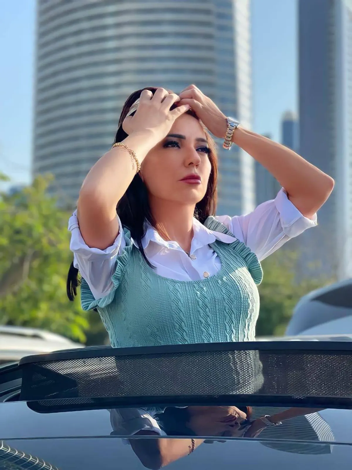 أمل عرفة - الصورة من حسابها على فيسبوك