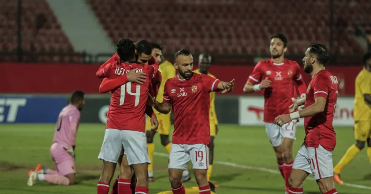 صورة من مباراة الأهلي والمريخ