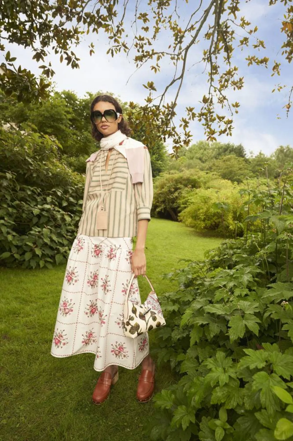 نقشة الأزهار في الصيف