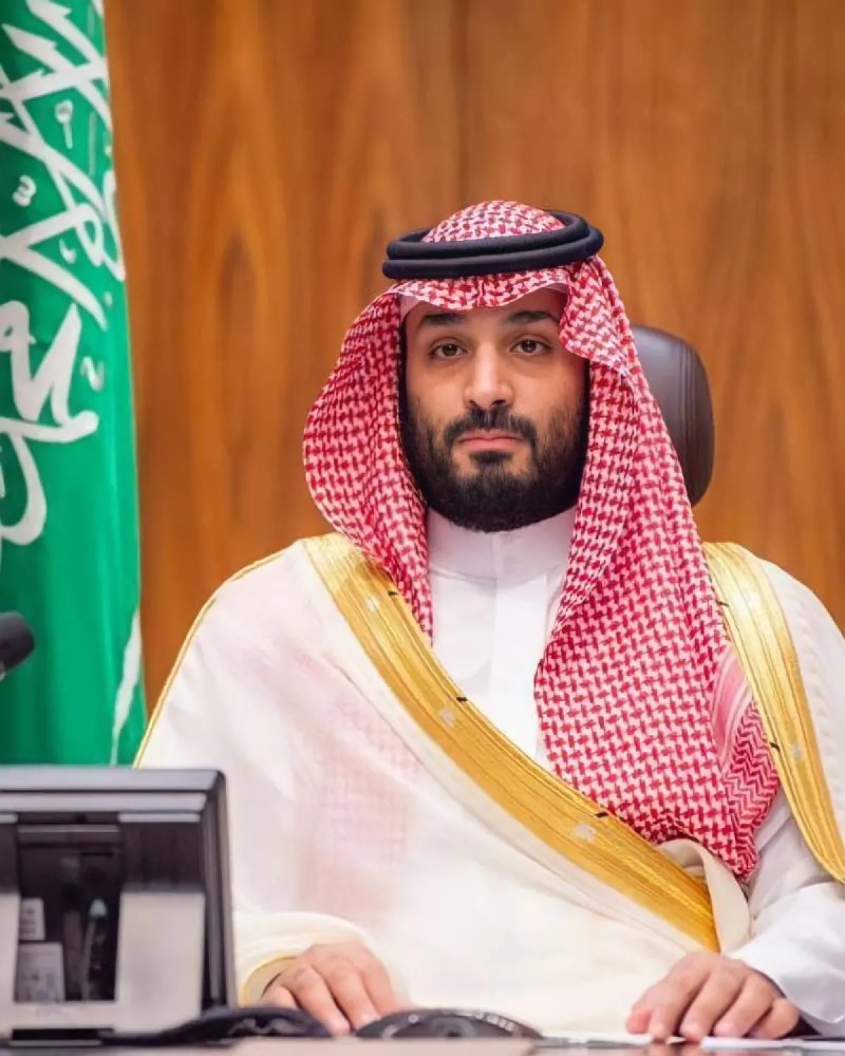 تظهر الصورة ولي عهد السعودية مصدر الصورة واس