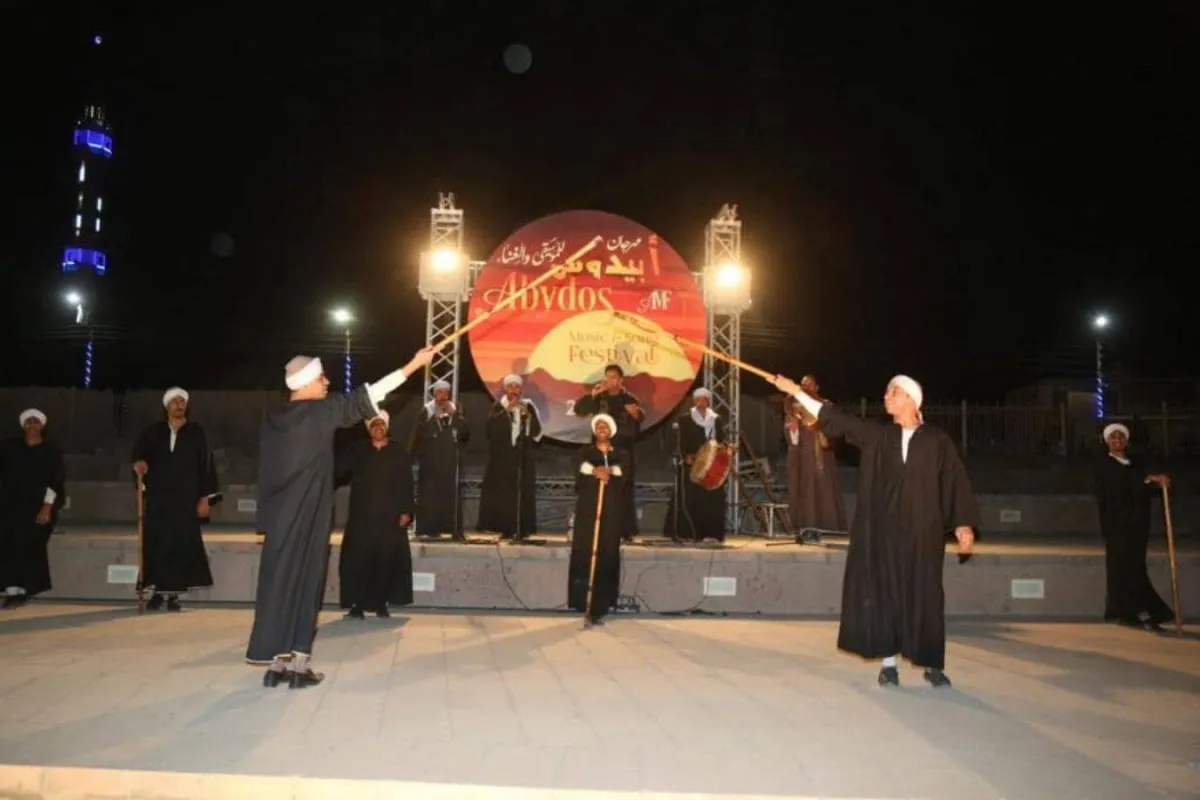 مهرجان أبيدوس الفني - الصورة من الصفحة الرسمية لدار الاوبرا المصرية على الفيسبوك