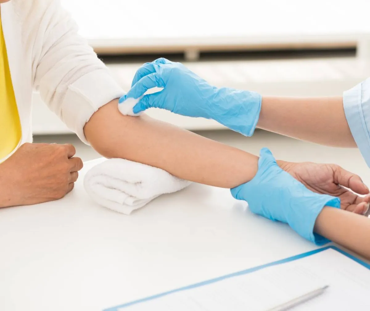 صورة لفحص الدم لكشف الحمل