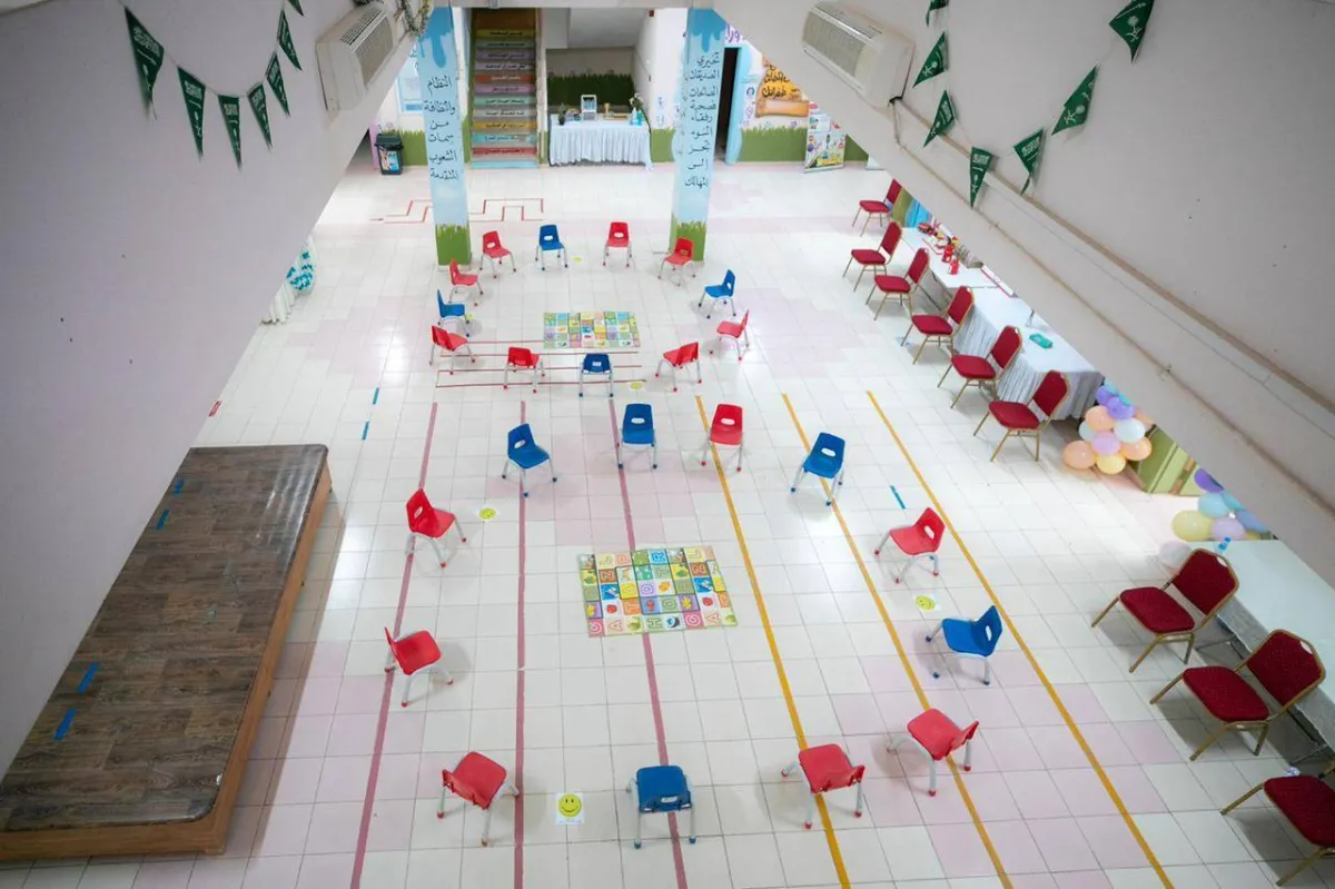 العودة حضوريًّا للفصل الثالث. الصورة من "واس"