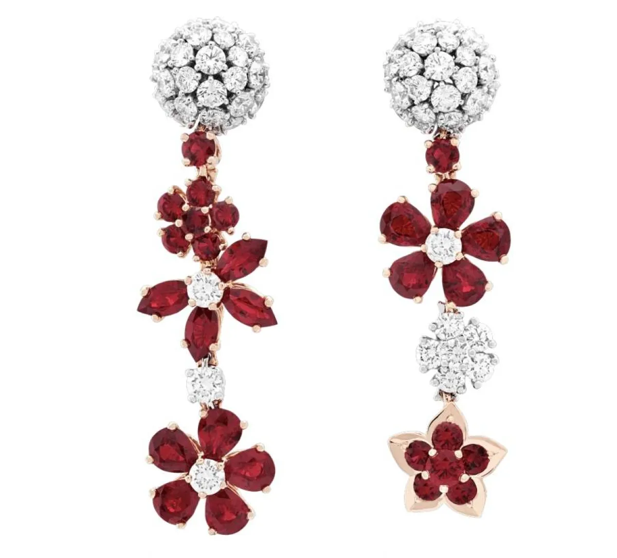 أقراط أذن فولي دي بريه من فان كليف اند اربلز Van cleef & arpels