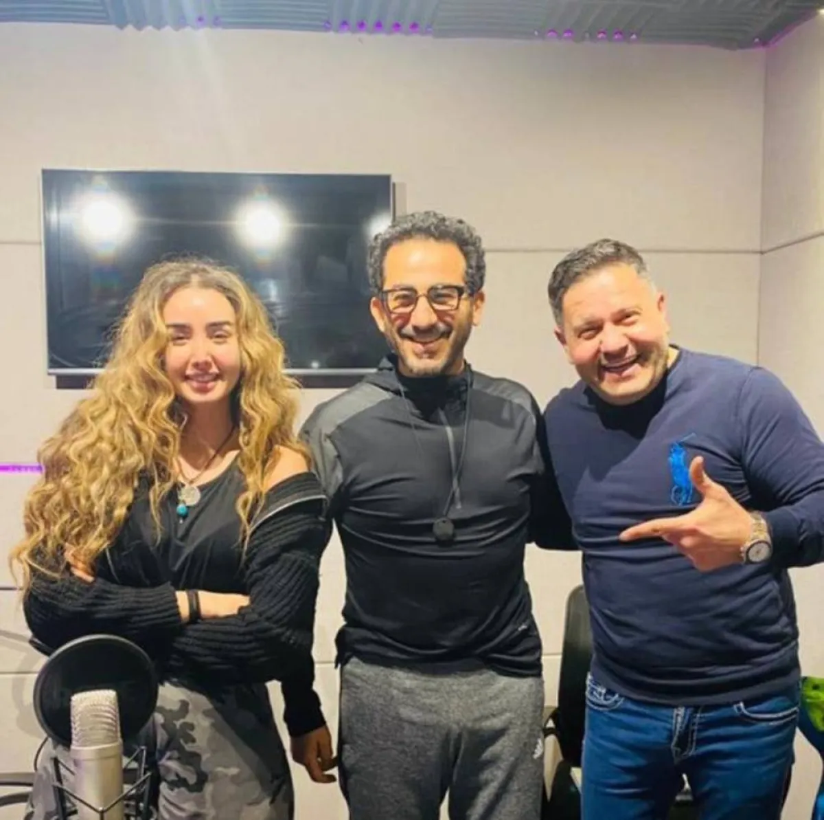 كواليس مسلسل العصمة في إيدي - الصورة من حساب إدوارد على انستغرام