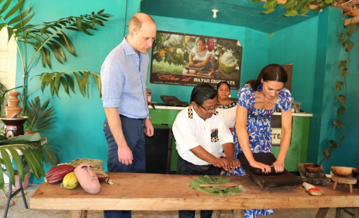 كيت ميدلتون تصنع الشيكولاتة- الصورة من موقع Royal Central