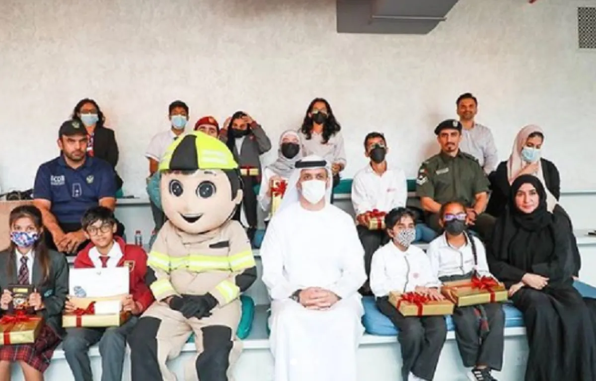 طفلي يبتكر. الصورة من إنستغرام الدفاع المدني