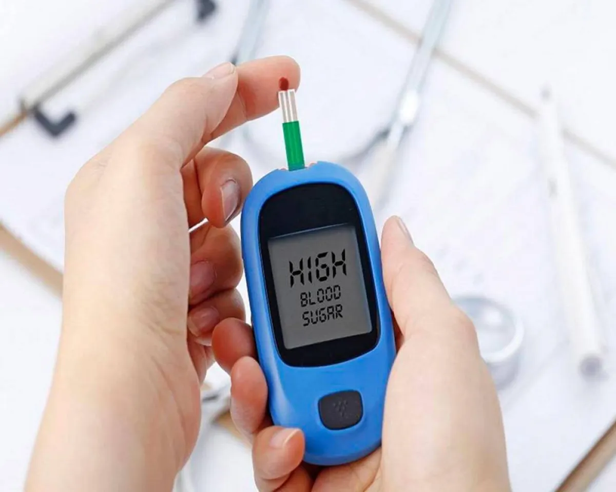 صورة لحامل تعاني من سكري الحمل