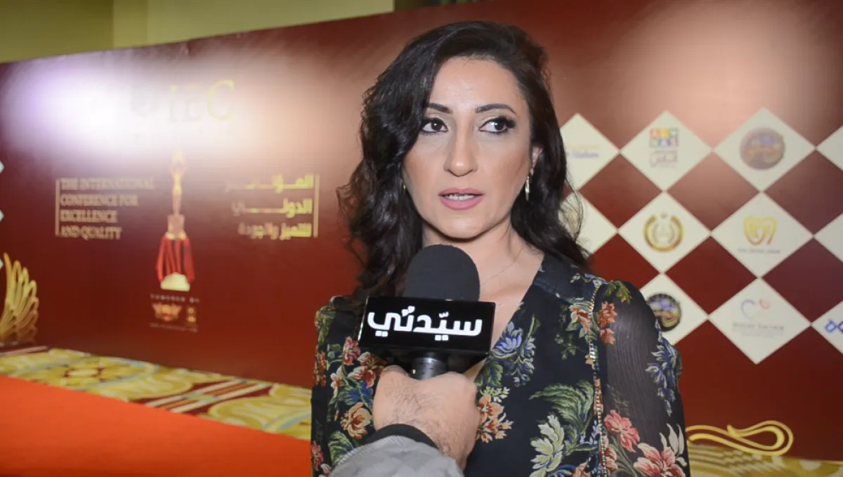 أميرة سليم خلال لقائها مع سيدتي - تصوير محمد عربي