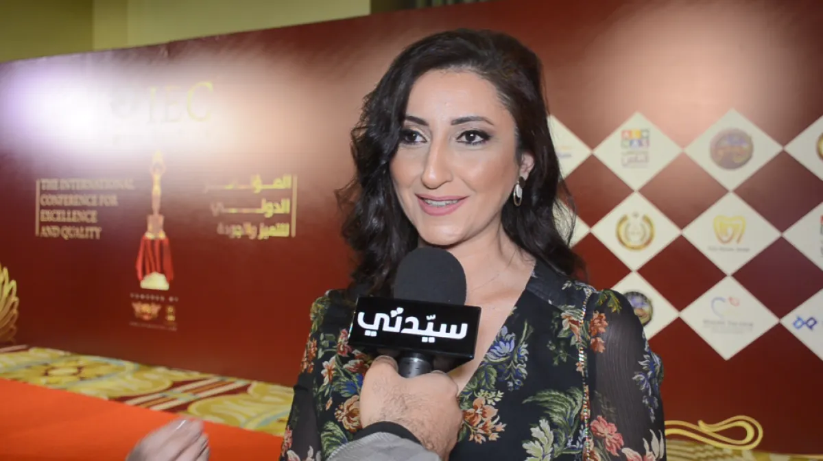 أميرة سليم خلال لقائها بكاميرا سيدتي - تصوير محمد عربي