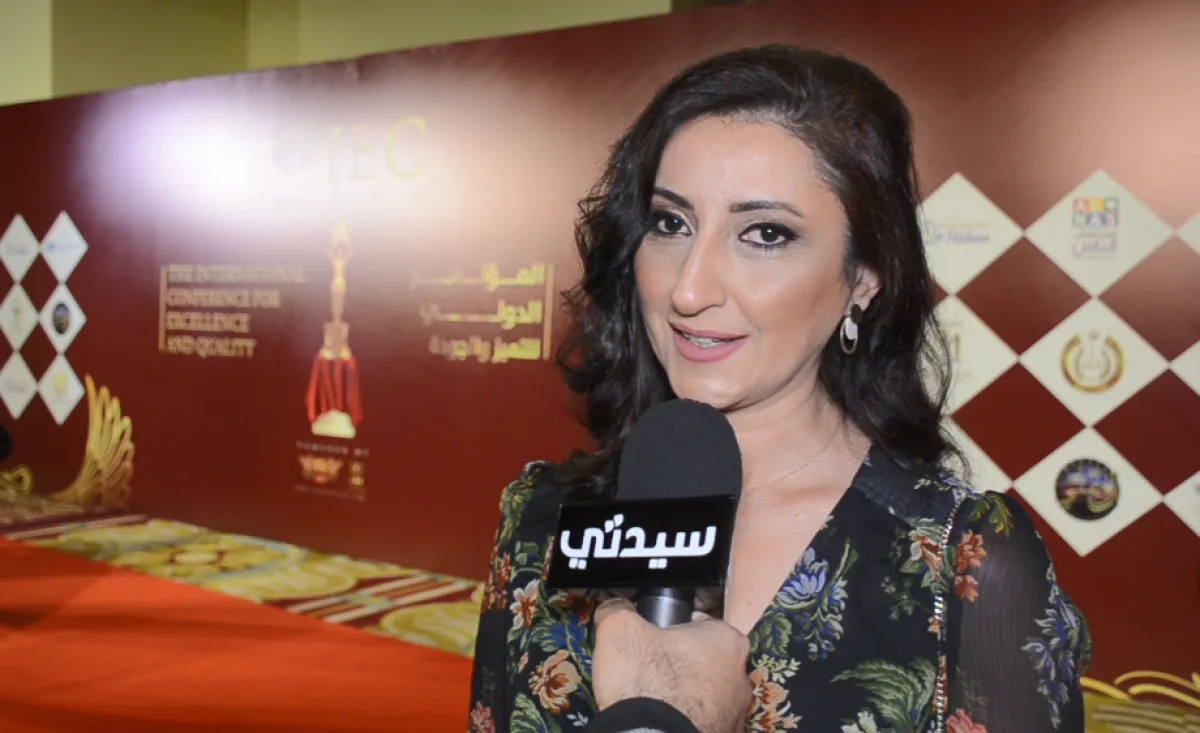 أميرة سليم خلال لقائها مع سيدتي - تصوير محمد عربي