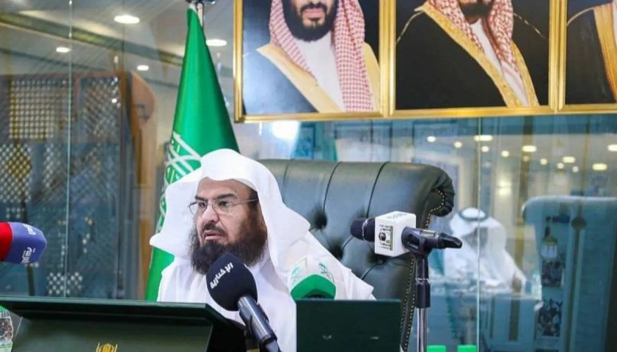 الشيخ الدكتور عبدالرحمن بن عبدالعزيز السديس. الصورة من "واس"