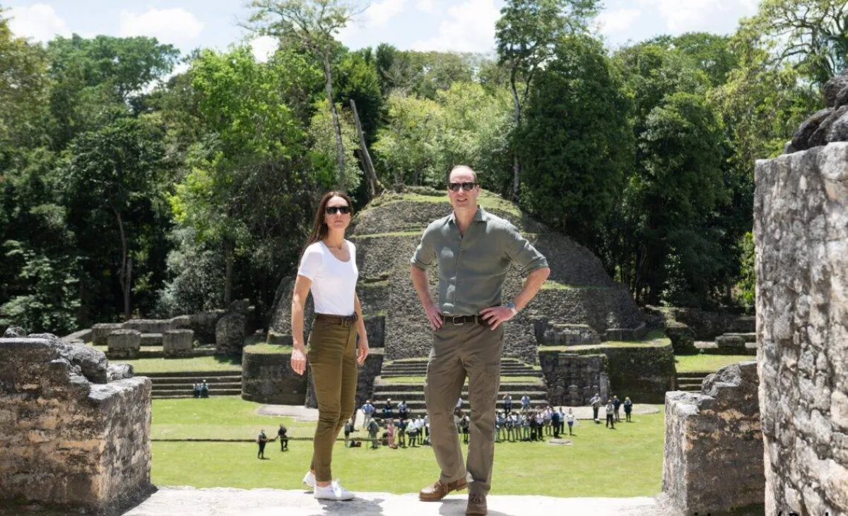 كيت ميدلتون والأمير ويليام في جولتهما السياحية في بليز- الصورة من موقع Royal Central