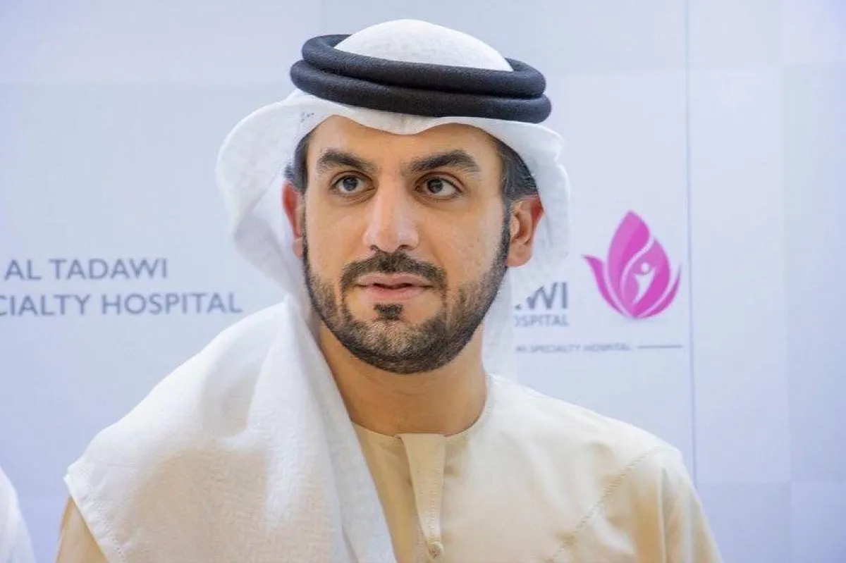 رئيس مجلس إدارة مجموعة "تداوي" "مروان إبراهيم الحاج ناصر" . الصورة من "وام"