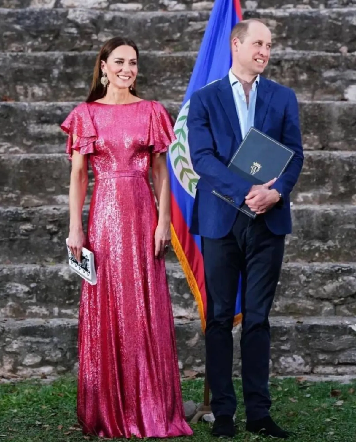 الأمير ويليام وكيت ميدلتون في آخر أيام زيارتهما ببليز- الصورة من حساب Europe Royals على إنستغرام